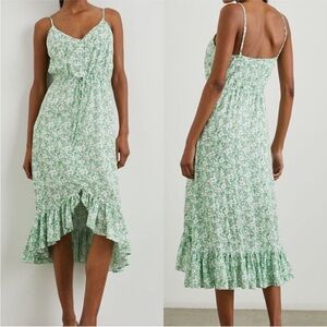 NWT Rails Frida Dress Green Texture Floral Sz M $229
